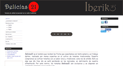 Desktop Screenshot of delicias21.com