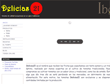 Tablet Screenshot of delicias21.com